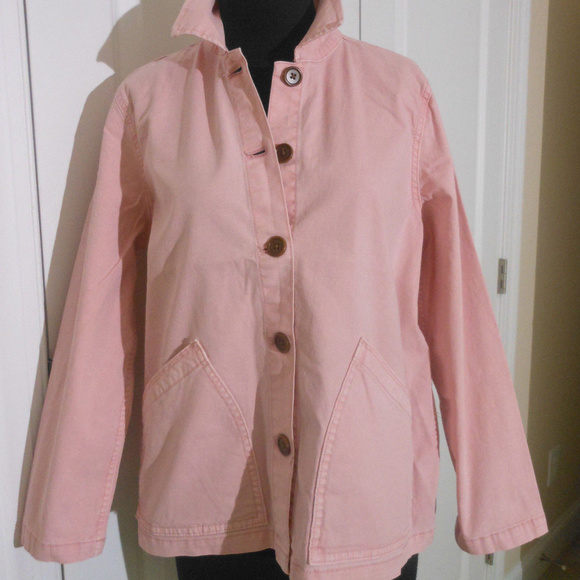 J CREW Garment Dyed Chino Swing Jacket S Pink NWT - Picture 3 of 8